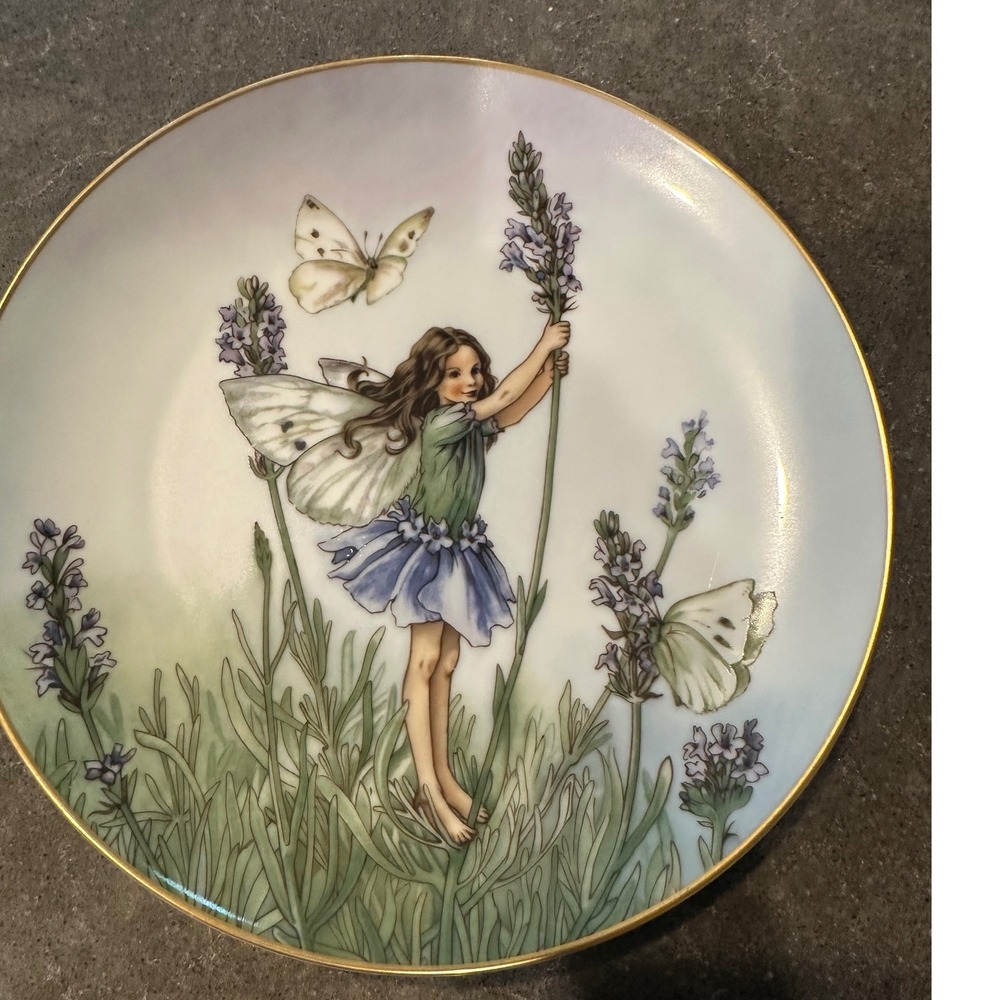 Villeroy & Boch The Lavender Fairy Collector Plate Flower Fairies Cicely Barker